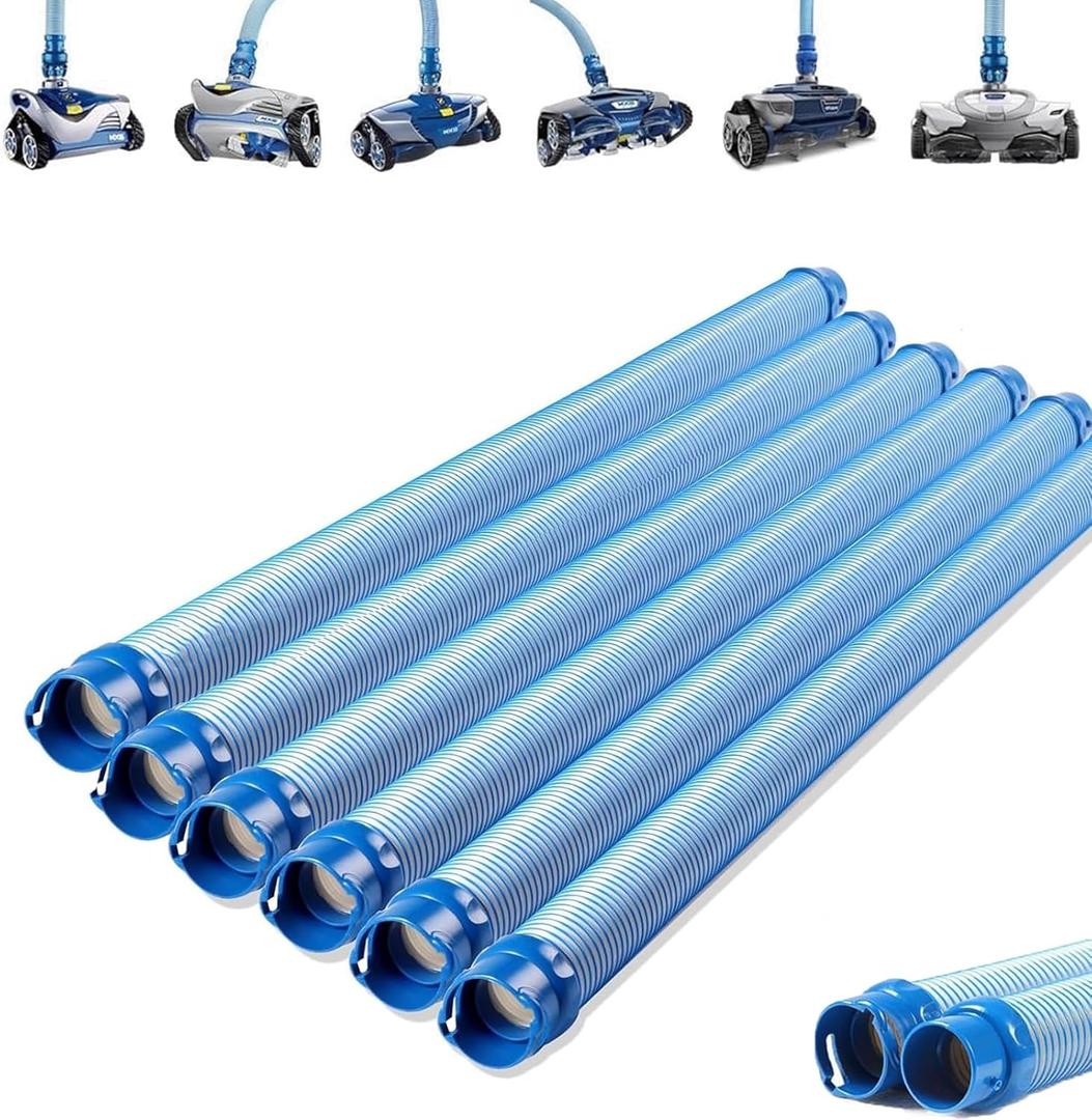 Pool Cleaner Hose for X7 T3 T5 MX6 MX8,R0527700 Pool Vacuum Twist Lock Hose Replacement Parts,Swimming Pool Vacuum Hose Replacement Kit,Single length 39 inches,Easy Install Easy to Use (6PCS)