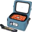 Presto 06017 8-Quart Nomad Traveling Slow Cooker, Blue