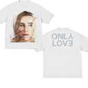 Kesha Official Merch Only Love T-Shirt, White, X-Large