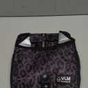 VLM Lunch Bags for Women,Leakproof Insulated Floral Lunch Box with Adjustable Shoulder Strap Reusable Zipper Cooler Tote Bag for Work,Picnic,Camping Leopard-Purple (Medium)