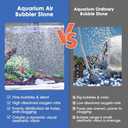hygger Aquarium Bubble Strip, Nano Air Bubble Curtain Wall Aquarium, Quiet High Dissolved Oxygen Diffuser Fish Tank Bubbler Decorations Self-Sinking for Freshwater Saltwater (27.5 Inch)
