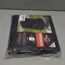 Heavy Duty Smoker Cover, 40 Inch  Waterproof, Weather Resistant, UV & Fade Resistant with Adjustable Straps  BBQ Cover for Flat Grill, Black (23''L x 17''W x 39''H)