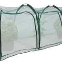 Flexible Net Grow Tunnel - Garden Greenhouse Mesh Cover Growhouse Cloche for Protecting Fruit Vegetables Plants Cultivation (3M)