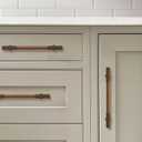 khtumeware 6 Inch Hole Center 2 Pack Antique Brass Heavy Duty Solid Vintage Brass Cabinet Pulls, Kitchen Drawer Handles, for Dresser cabinets, cabinets, Door cabinets, Hardware