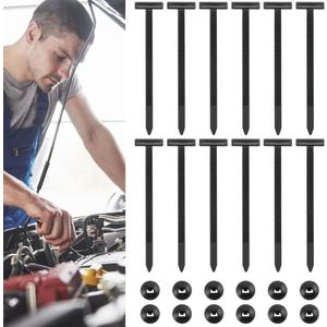 150Pcs Nylon Universal Cable Tie Buckle - New Multifunctional Nylon Zip Ties With Pin & Button Design Plastic Cable Ties Tool Fasteners Car Body UV Resistant Zipties for Car Daily Repair