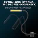 FAJ Sewing Machine Light, Magnetic, Flexible 60 LED Work Lights, Bandsaw Accessories, Scroll Saw with Extra Long Gooseneck - Mount Anywhere Discs (2) Included