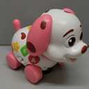 Toys for 1 Year Old Girl Gifts, 1st Birthday Gril Gift, Baby Toy 6-12-18 Months, Musical Puppy Toddler Learning Toy for 1 Year Old Boy Gift Present, Bilingual Toys with Music Light (Pink)