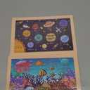 Puzzles for Kids Ages 4-6, 4 Packs 24 Piece Wooden Jigsaw Puzzles for Toddlers 5-8 Preschool Educational Puzzles Boards Toys Gifts for 4 5 6 7 8 Boys Girls