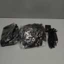 RECUTMS Halloween Garland Indoor Fall Garlands with Lights Red Strings Black Maple Leaf Garland Hanging Plant Artificial Leaves Silk Plastic Plants Decor for Outdoor Door Porch Table Centre