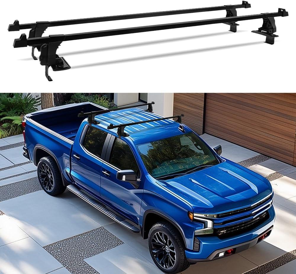 DREAMIZER Universal Roof Rack Cross Bars,Glossy Black 54" Cross Bars Roof Rack,Aluminum Crossbars Replacement for Toyota Corolla Honda Civic Nissan Sentra Hyundai Elantra Kia Forte and More