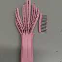 Wet Brush Go Green Curl Detangler Hair Brush, Pale Pink, UltraSoft IntelliFlex Detangling Bristles Glide Through Tangles with Ease, Great For Curls, No Split Ends & PainFree for Wet or Dry Hair