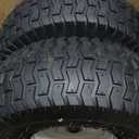 GICOOL 15x6.00-6 Rubber Lawn Mower Tire and Wheel, 2 Pcs Replacement 15x6-6nhs Riding Mowers Lawn Tire and Wheel with Bearing Bore 3/4", 3" Centered Hub