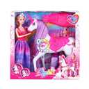 Magic Light Unicorn & Princess Doll, Unicorn Toys for Girls 3-6, Christmas Birthday Gifts for Kids Girls Aged 3 4 5 6 7 8