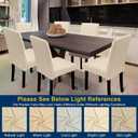 Chair Covers, Stretch Kitchen Chair Covers/Dining Room Chair Covers Set of 8, Removable Washable Dining Chair Slipcovers for Home, Hotel, Banquet