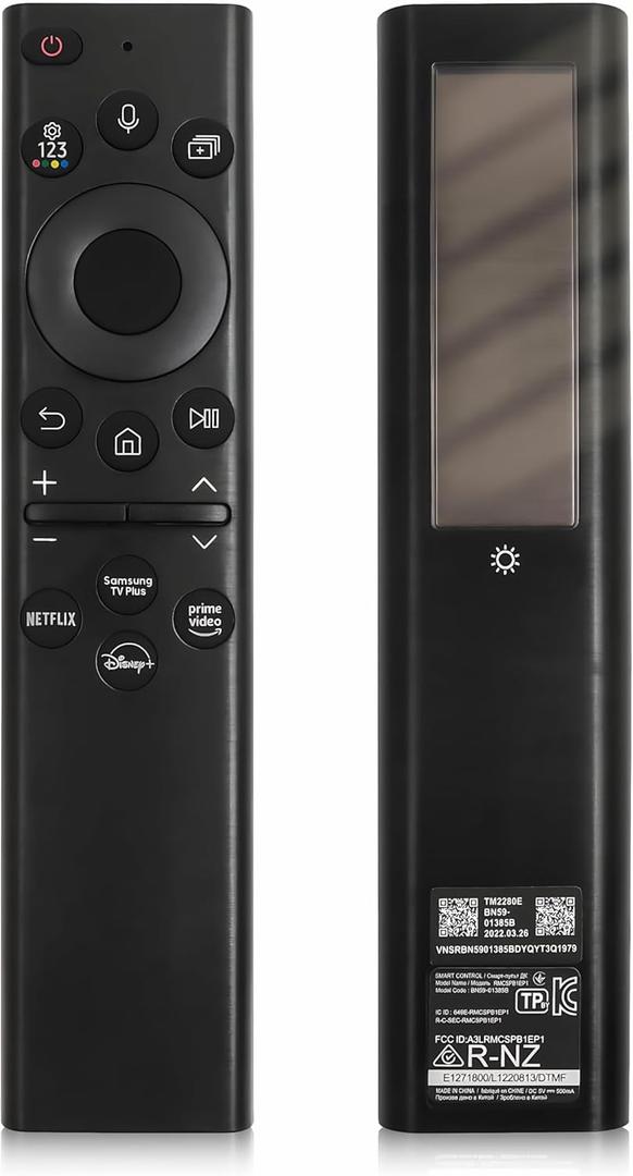 for Samsung TV Remote BN59-01385A, Compatible with Samsung Smart TV 2019-2025,Solar Charging Voice Remote, USB-C Rechargeable