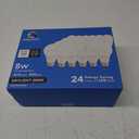 Energetic 24-Pack A19 LED Light Bulb, 60 Watt Equivalent, Daylight 5000K, E26 Medium Base, Non-Dimmable LED Light Bulb, ETL Listed