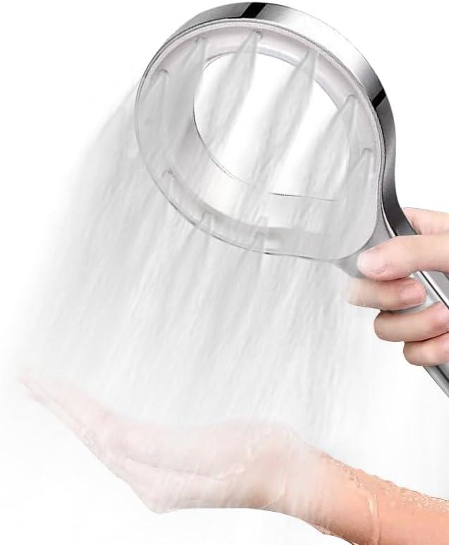 Showerhead Shower Head (Silver) High Pressure Handheld Shower Head - Anti-clog Nozzles High Pressure Spray Suitable for Watering Flowers Water Saving