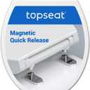 Plus 2 Round Toilet Seat, Soft Close, Durable Plastic