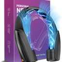 Portable Neck Fan with 6 Powerful Speeds, 8000mAh Battery Operated USB-C Rechargeable Fan, Hands-Free 360 Cooling Neck Fan,Twistable,Low-Noise Personal Fan Gift for Women Men (Black)