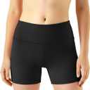 Girls Athletic Shorts Dance Yoga Biker Shorts Kids High Waisted Comfy Gymnastics Shorts 5-14 Years