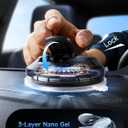 ANDERY Car Phone Holder for MagSafe [360 Adjustable Memory Alloy Arm | 2400gf Strongest Magnetic Power] Bendable Car Mount, Phone Holders for Your Car for iPhone and All Smartphones, Carbon Fiber