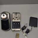 Veise VE07-H Fingerprint Smart Locks for Front Door with Handle Set, App Control, Keyless Entry Keypad Deadbolt, Digital Electronic Touchscreen, Easy Install, Auto Lock, Satin Nickel