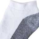 Hanes Men's Socks, Max Cushioned Low Cut Socks, 6 and 8-Pack (White)