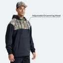 LOOGU Hunting Hoodies for Men Fleece Lining Performance Insulation Pullover Camo Hoodie (X-Large, Bk Tree)