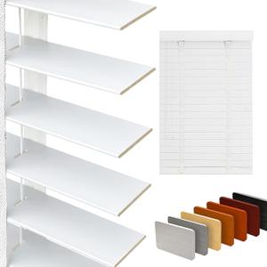 2" Slats Wood Blinds for Indoor Windows: Solid Wooden Blackout Blind&Shades