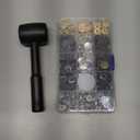 Alritz 15mm Leather Snap Button Kits with Hammer Punch Spacer, 90 Sets Metal Snaps Press Studs with 4 Setter Tools for Thin Clothes, Jackets, Jeans Wears, Bracelets, Bags