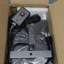 Fog Machine, Smoke Machine with Disco Ball Lights, 600W and 4000CFM with 13-Color LED Effects, Wired And Wireless Remote Controls, Ideal for Indoor, Outdoor, Halloween, Wedding, and Parties