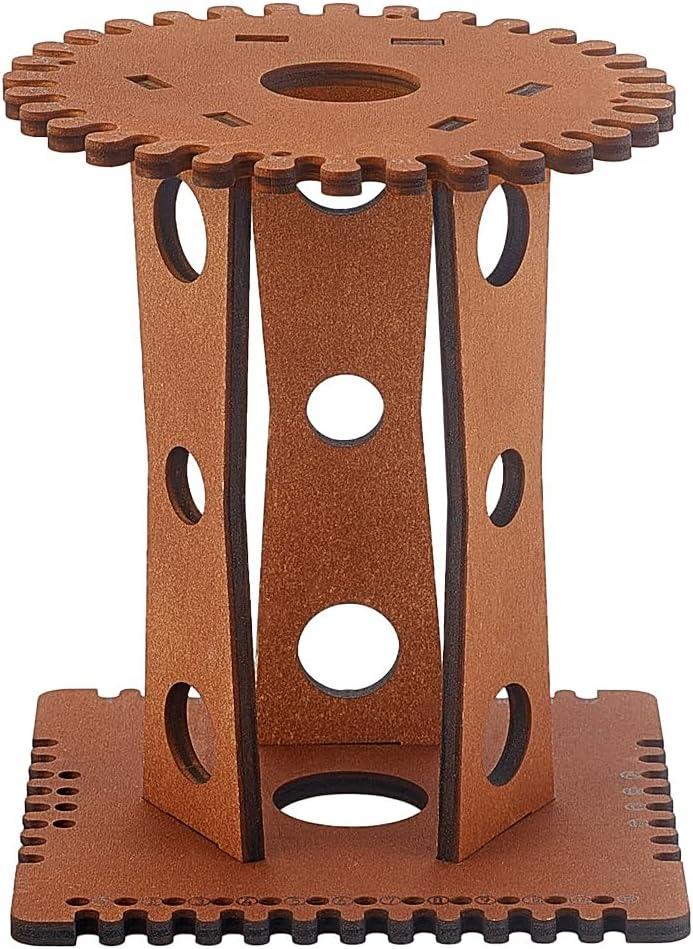 FINGERINSPIRE Wood Kumihimo Braiding Disk Set 32 Slot Kumihimo Kit Desktop Kumihimo Bracelet Knitting Disk DIY Hand Rope Braiding Disk Peru Wood Beading Cord Disc Tool for Bracelet Bangle Making