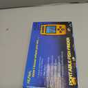 Handheld Fish Finder Portable Fishing Kayak Fishfinder Fish Depth Finder Fishing Gear with Sonar Transducer and LCD Display (Yellow)