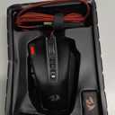 Redragon M990 MMO Gaming Mouse, 32000 DPI High Precision Wired RGB Gamer Mouse w/23 Programmable Buttons, 16 Side Macro Keys, Software Supports, Aluminum Base (Black)