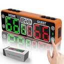 YZ Upgraded Digital Scoreboard with Timer, Mini Magnetic Electronic Scoreboard, LED Portable Scoreboard Basketball, Cornhole Score Keeper for Indoor&Outdoor Games