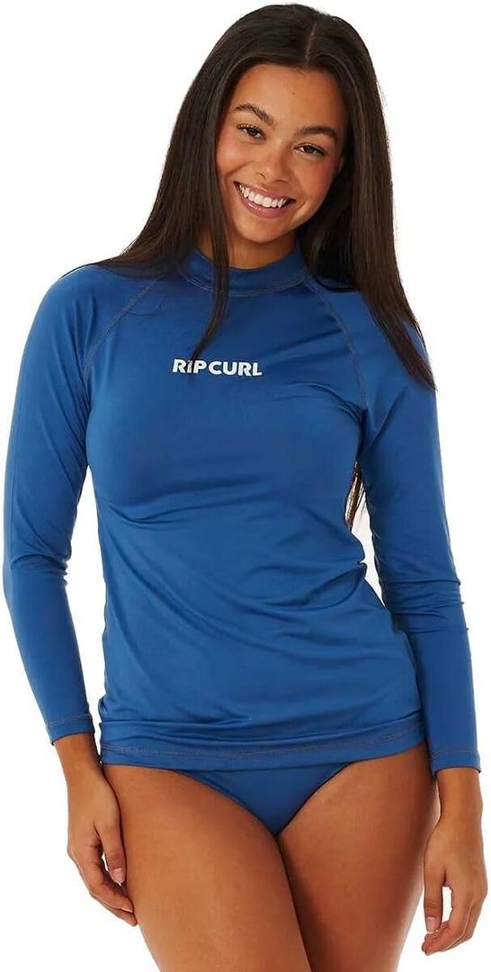 Rip Curl Womens Classic Surf UPF 50 Long Sleeve Rashguard Size 12