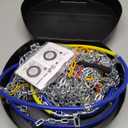 SCITOO Snow Chain For Car,2 Pack Tire Chain 235/75R15,265R15,265/70R15,275/60R15,225/75R16,245/70R16,245/75R16,255/60R16,225/70R17,235/60R17,235/65R17,245/55R17,255/55R17,235/60R18,235/50R19,255/40R19