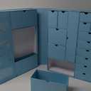 Baby Keepsake Box - Baby Memory Box - Baby Boy Girl Blue