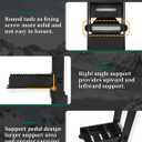 Wrangler Door Hinge Step for Jeep Wrangler 2007-2023 JK JKU JL JLU & Gladiator JT Door Hinge Foot Pegs Roof Step 1 Pack