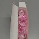 Coume 36 Pcs Baby Shower Pacifiers Necklace Acrylic Pacifiers Party Favors Charm Necklace for Baby Shower Party Decorations Gender Reveal Table Scatter(White, Pink)