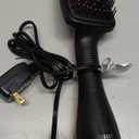 REVLON One-Step Hair Dryer and Styler, All-in-One Detangling and Straightener Brush for Salon-Quality Smooth, Straight Hair, More Shine and Less Frizz, Black (1 Count (Pack of 1))