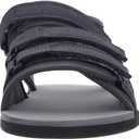 WHITIN Men's Barefoot Sandals + Zero Drop, Minimalist | Adjustable Hook and Loop Straps (12, Grey)