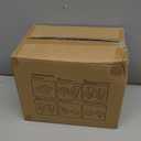 RLAVBL 4.6x2.2x2.2 Small Shipping Boxes Set of 100, Brown Corrugated Cardboard Box, Mailer Box