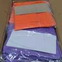 24 Pack Chair Pockets for Classrooms, 13 x 14 inch Seat Sacks for Classroom Chairs k-2 with Name Slot, Small Chair Pockets for Kindergarten, School, Home Seating Storage (Multicolor)