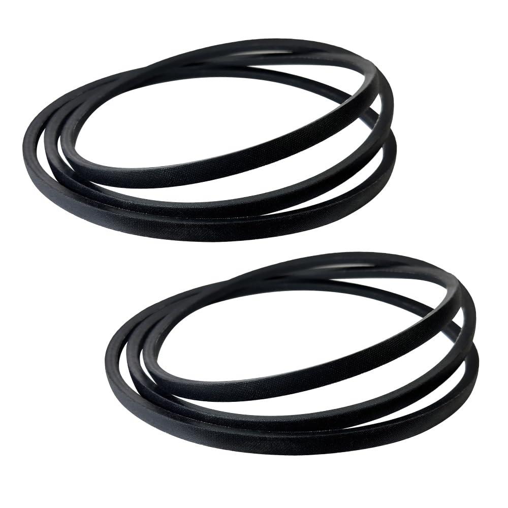 2 Pack 144959 Deck Belt for Craftsman LT1000 LT2000 LT3000 DYT4000 42 Inch Riding Mower Replacement Parts for Husqvarna Poulan AYP Lawn Tractor 130801 532144959 160855 24690 144959D (1/2" X 95")
