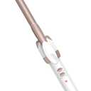 Conair Double Ceramic -Inch Curling Iron, -Inch Barrel Creates Spiral Curls, Hair Curler for Use on Short to Medium Hair, White/Rose Gold