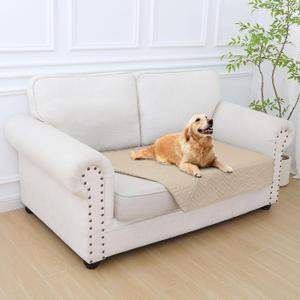 hyha Waterproof Dog Blanket, Soft Dog Bed Cover Pet Blankets, Waterproof Sofa Couch Cover for Dogs Washable, Reversible Pet Couch Covers for Sofa Furniture (30x53 Inch, Taupe/Taupe)