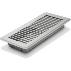 2 x 4" x 10" Floor Register Heavy Duty Steel Floor Air Vent Cover with Adjustable Airflow for Home Floor 1 Pack
