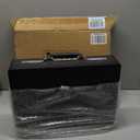 Briefcase for Men, Leather Attache Case with Lock, Hard Shell Business Briefcase, Fits 15.6-Inch Laptop