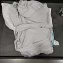 Breescape Cooling Sheet Set King Size - BlendTek Dry & Cool Technology for Hot Sleepers and Night Sweats, Q-Max>0.46 Tech, Deep Pocket Up to 18", 360 Elastic Band, Misty Gray